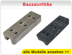 Bauzaunf&uuml;&szlig;e