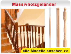 Massivholzgeländer Massivholzgeländer