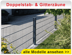 Zaun, Gartenzaun, Aluzaun, Sichtschutz beim Zaunspezialist Josef Steiner.