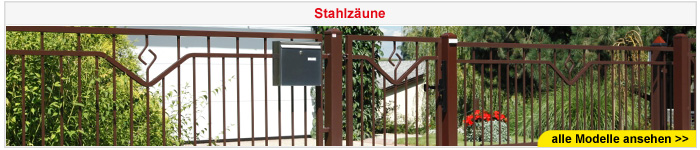 Zaun, Gartenzaun, Aluzaun, Sichtschutz beim Zaunspezialist Josef Steiner.