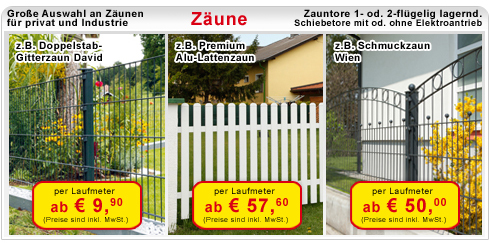 zaune zaune