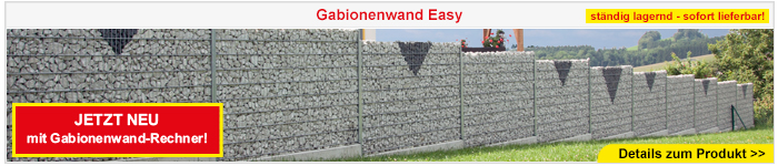 Gabionenwand Easy Konfigurator