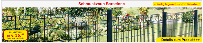 Schmuckzaun Barcelona