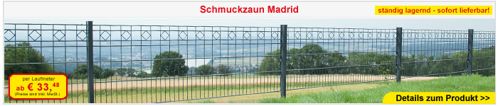 Schmuckzaun Madrid