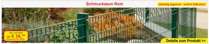 Schmuckzaun Rom