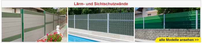 Zaun, Gartenzaun, Aluzaun, Sichtschutz beim Zaunspezialist Josef Steiner.