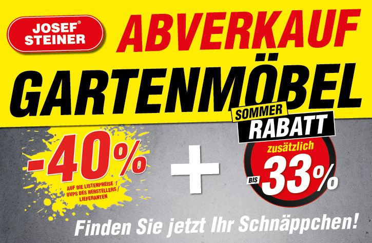 Gartenmöbel Abverkauf