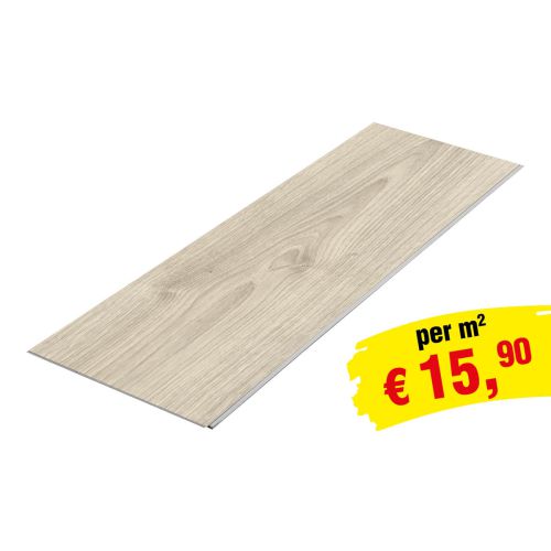 Laminatboden Clicksystem  - Modell: LYON Eiche Dekor, Abmessung: 1292 x 193 x 7 mm