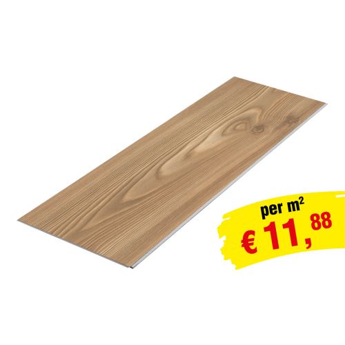 Laminatboden Clicksystem  - Modell: NANTES Fichte Dekor, Abmessung: 1292 x 193 x 7 mm