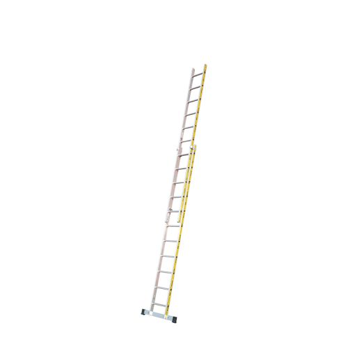 Euro-Light Schiebeleiter 2-tlg. Mod. 202 ABVERKAUF - Sprossenzahl: 2 x 11, Länge max.: ca.  5,80 m