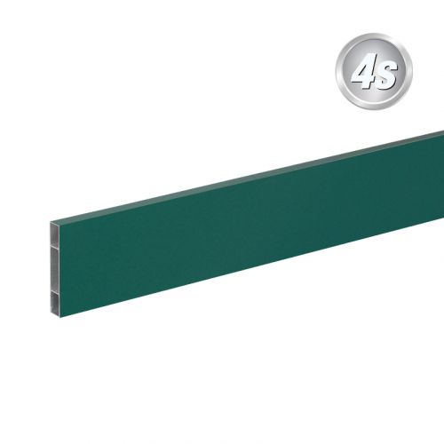 Alu Querlatte 20 x 120 mm - Farbe: grün, Länge: 100 cm, Höhe: 12 cm
