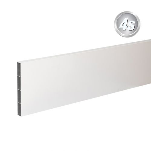 Alu Querlatte 20 x 200 mm - Farbe: grau, Länge: 300 cm, Höhe: 20 cm