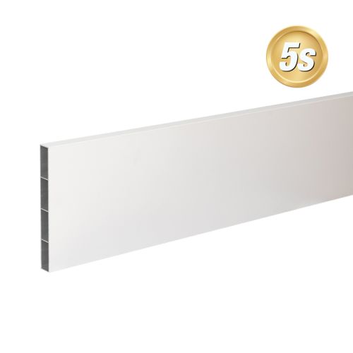 Alu Querlatte 20 x 200 mm - Farbe: grau 5S, Länge: 250 cm, Höhe: 20 cm