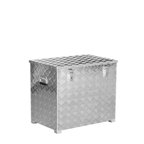 Alu Transportkiste Mod. F - Riffelblech - Außenmaß LxBxH: 772 x 519 x 660 mm, Rauminhalt: 234 l