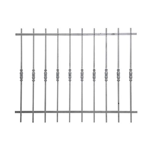 Fenstergitter Triest aus Stahl   - Breite: 116 cm, Höhe: 100 cm