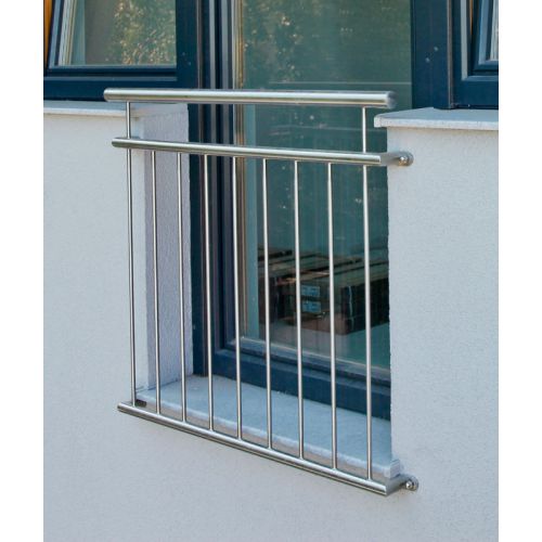 Französischer Balkon „Classic“ - Länge: 127 cm, Material: Edelstahl
