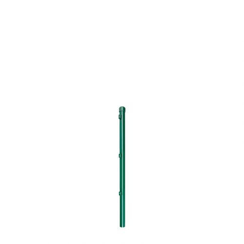 Zaunpfosten Mod. Dingo - Ø: 34 mm, für Zaunhöhe: 100 cm, Pfostenlänge: 150 cm, Ausführung: grün beschichtet, Anwendung: zum Einbetonieren