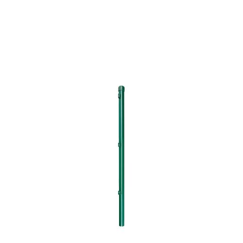 Zaunpfosten Mod. Dingo - Ø: 34 mm, für Zaunhöhe: 125 cm, Pfostenlänge: 175 cm, Ausführung: grün beschichtet, Anwendung: zum Einbetonieren