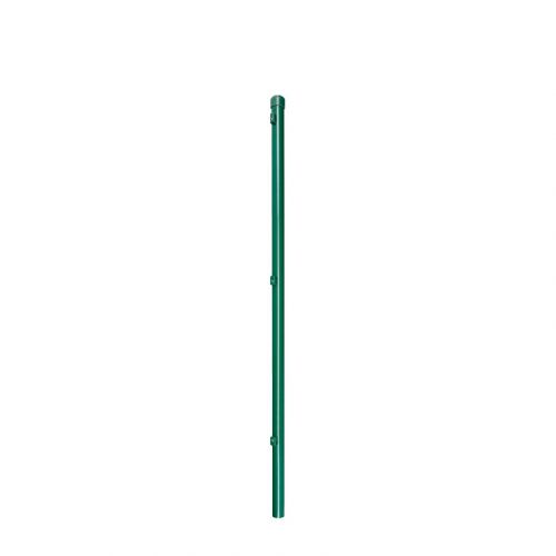 Zaunpfosten Mod. Dingo - Ø: 38 mm, für Zaunhöhe: 175 cm, Pfostenlänge: 230 cm, Ausführung: grün beschichtet, Anwendung: zum Einbetonieren
