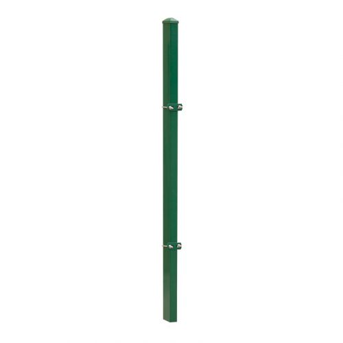 Zaunpfosten Mod. U - Ausführung: grün beschichtet, für Zaunhöhe: 103 cm, Länge: 150 cm, Befestigungspunkte: 2