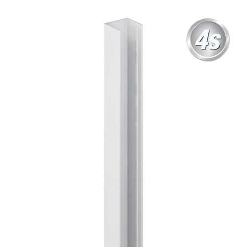 Alu U-Profil für 44 mm Profile - Farbe: grau, Länge: 100 cm