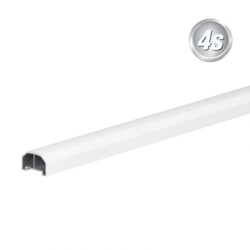Handlauf für Alu Geländer Bausatz - Farbe: grau, Länge: 250 cm