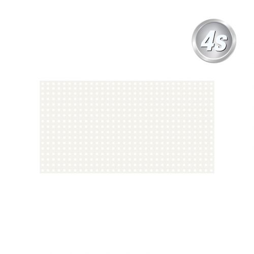 Alu Lochblech 20 x 20 mm - Farbe: weiß, Breite x Höhe: 200 x 85 cm