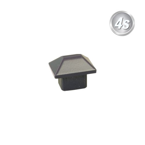 Alu Ornament Abdeckkappe Verona - Farbe: anthrazit, Form: Pyramide, Querschnitt: 30 x 20 mm