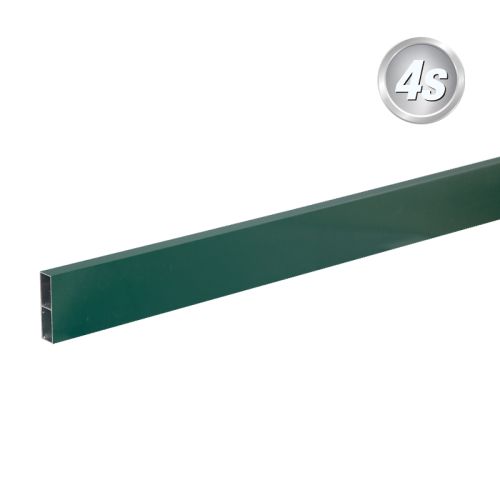Alu Querlatte 20 x 80 mm - Farbe: grün, Länge: 250 cm, Höhe: 8 cm