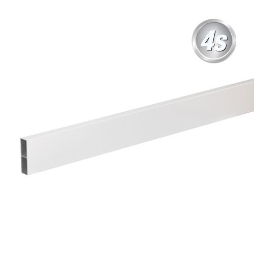 Alu Querlatte 20 x 80 mm - Farbe: grau, Länge: 250 cm, Höhe: 8 cm