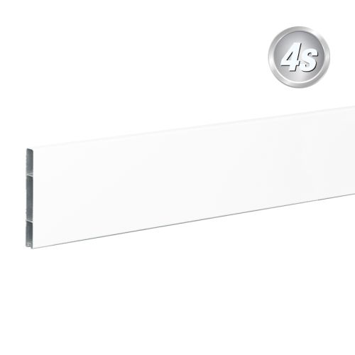 Alu Abschlussprofil 150 x 20 mm  - Farbe: weiß, Länge: 300 cm