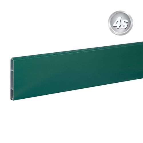 Alu Nut & Federprofil 150 x 20 mm  - Farbe: grün, Länge: 300 cm
