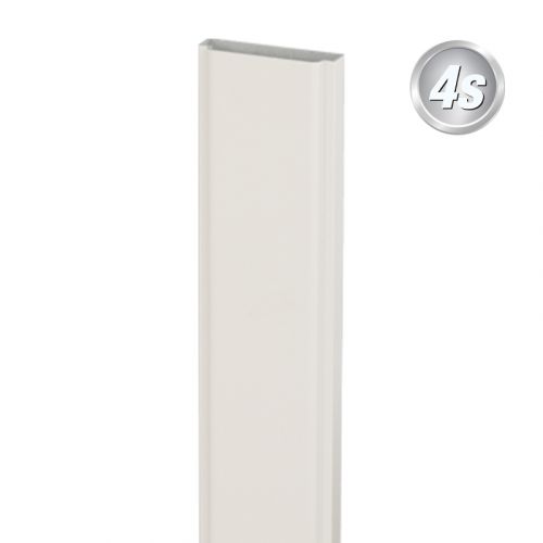 Alu Latte 78 x 20 mm - Farbe: grau, Länge: 100 cm