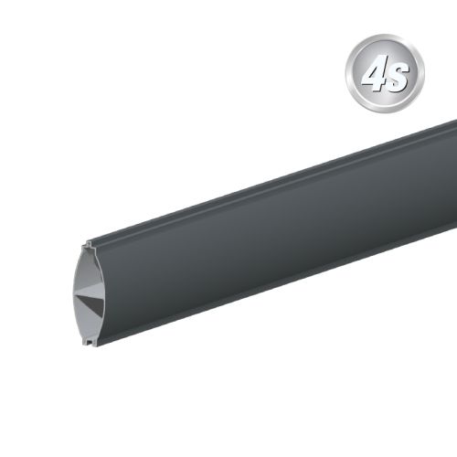 Alu Querlattenprofil 44 x 120 mm - Farbe: anthrazit, Länge: 250 cm, Höhe: 12 cm