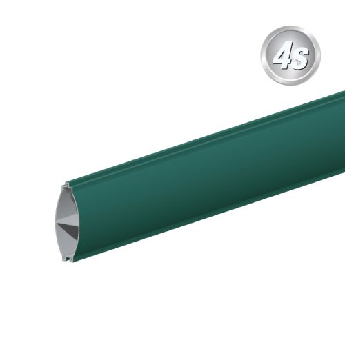 Alu Querlattenprofil 44 x 120 mm - Farbe: grün, Länge: 250 cm, Höhe: 12 cm