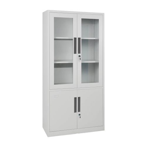 Büroschrank Mod. Elisa mit 4 versperrbaren Flügeltüren - Breite: 900 mm, Höhe: 1850 mm, Tiefe: 400 mm