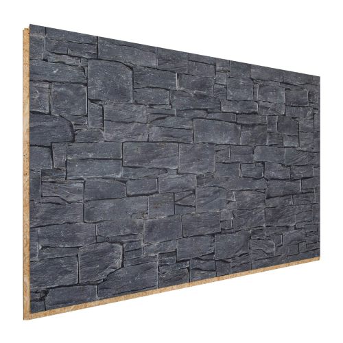 OSB Wandverkleidung / Dekorplatte - Modell: Santana, Abmessung: 1250 x 660 x 12 mm, Stück / Packung: 3