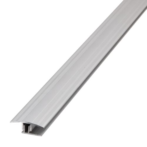 Übergangsprofil Aluminium - Länge: 100 cm, Ausführung: Alu silber