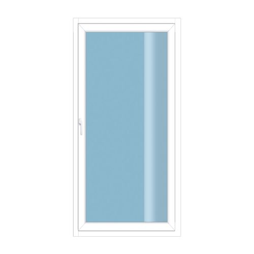 Kunststoff Balkontür 1-flügelig Dreh- / Kipp - Maße (B x H): 900 x 2000 mm, Farbe außen / innen: weiß / weiß, Anschlag: DIN-rechts