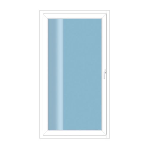 Kunststoff Terrassentür 1-flügelig Dreh- / Kipp - Maße (B x H): 1000 x 2000 mm, Farbe außen / innen: weiß / weiß, Anschlag: DIN-links