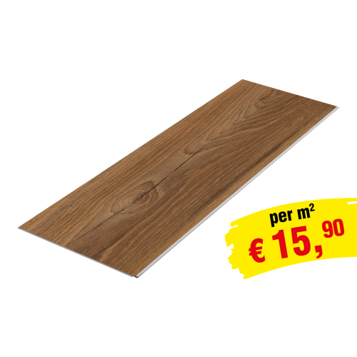 Laminatboden Clicksystem - Modell: PARIS Eiche Dekor, Abmessung: 1292 x 193 x 8 mm