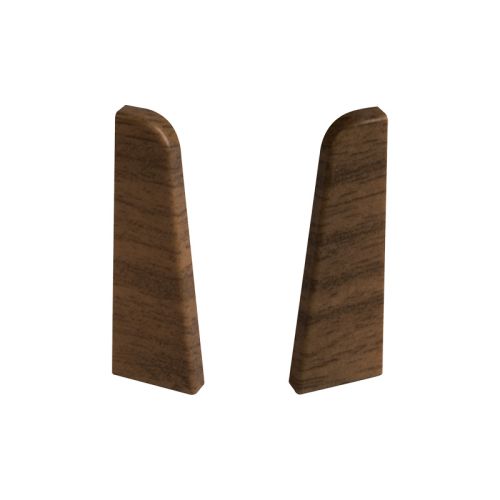 Endkappen für Sockelleiste - Modell: PARIS Eiche Dekor, Maße: 60 x 17 mm, Stück: 2