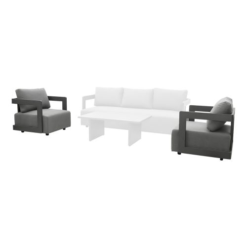 Loungesessel Porto - Breite: 810 mm, Tiefe: 865 mm, Höhe: 695 mm