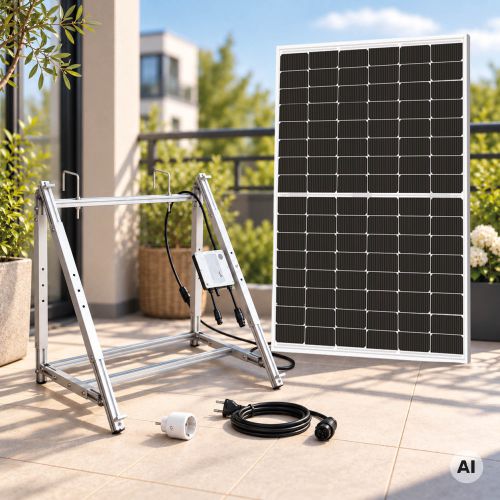 Balkon-Terrassenkraftwerk Easy Set 400 Wp - POWER PLUS MAX