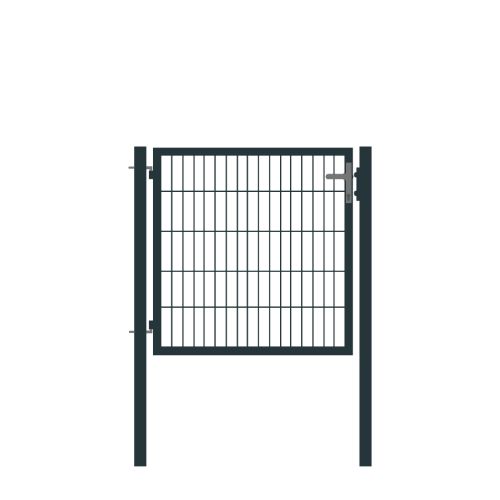 Rohrrahmentor Basic 1-flügelig - Ausführung: anthrazit beschichtet, Höhe: 103 cm, Durchgangslichte: ca. 87 cm