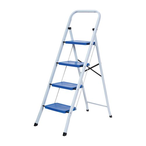 Stahlklapptritt Mod. SKT - Stufenanzahl: 4, Standhöhe: 93 cm