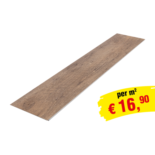 Vinylboden SPC Clicksystem 1220 x 229 x 6,5 mm (LxBxH) - Modell: VERDI Eiche Dekor