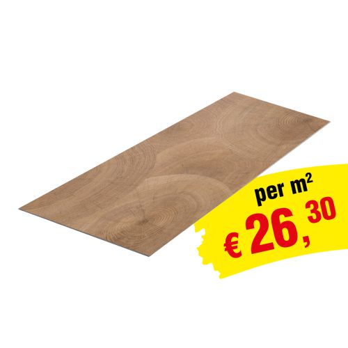 Vinylboden Loose Lay 914 x 457 x 5 mm (LxBxH) - Maße: 914 x 457 x 5 mm (LxBxH), Modell: ROSSINI Holz Dekor