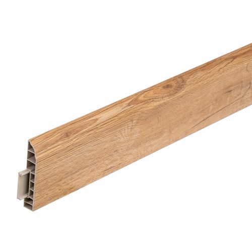 Sockelleiste 2400 x 80 x 15 mm - Modell: MOZART Eiche Dekor