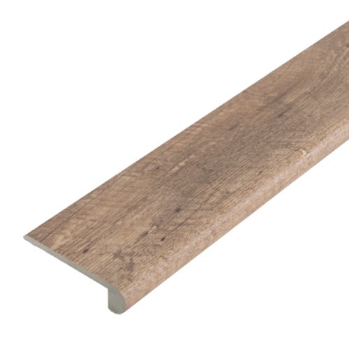 Stufenauflage für Click Vinyl, 2400 x 115 x 25 mm - Modell: VERDI Eiche Dekor